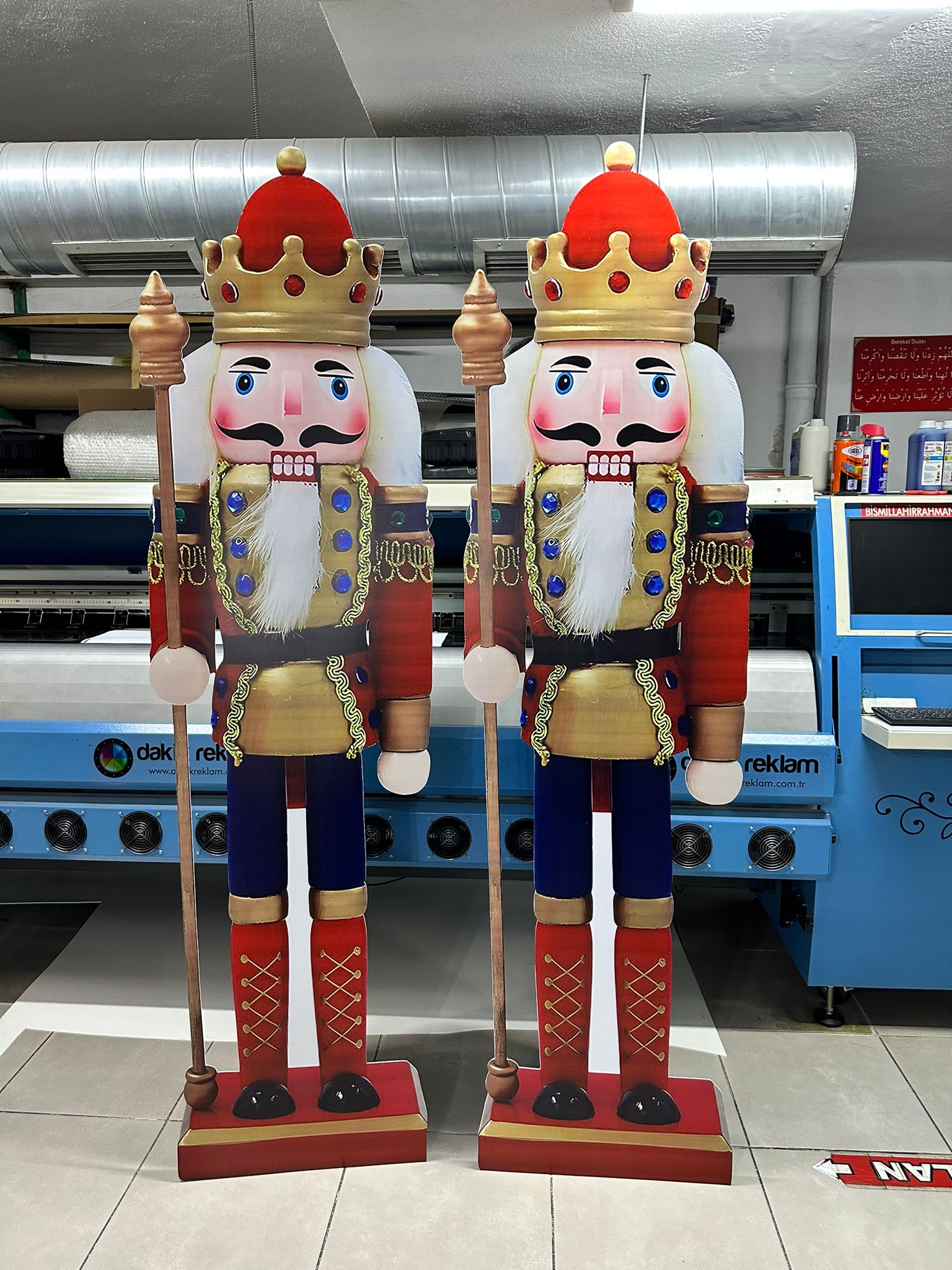 Tin Soldier Cardboard Cutout Model Standee Plastic Model Life Size Tin Soldier Figure